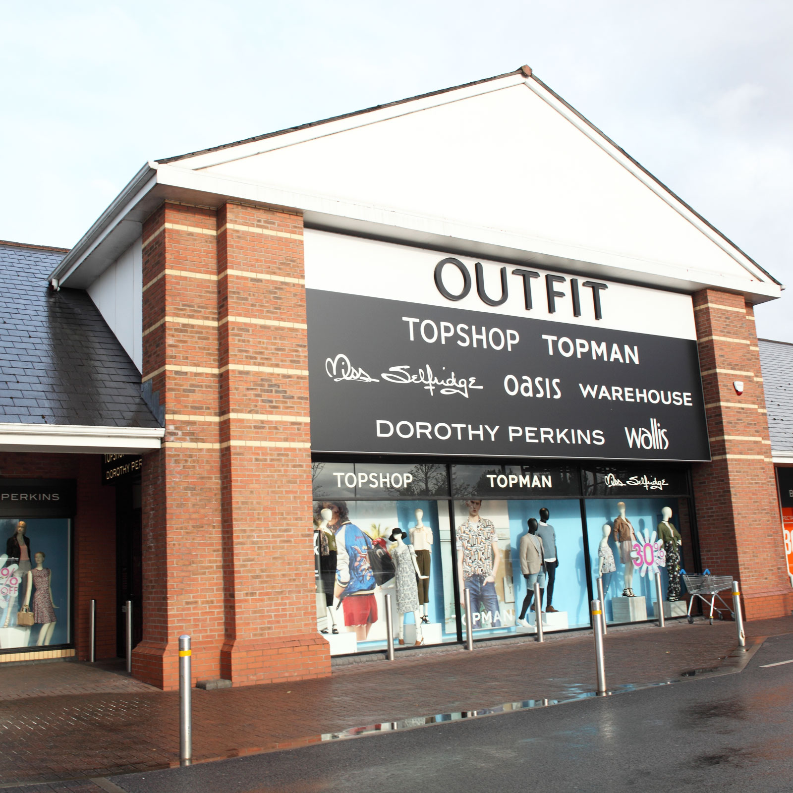 Outfit store at handforth dean shopping centre